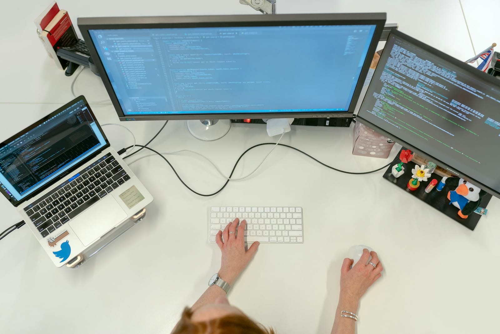 Managed IT services in action for a Carlisle business, with a technician supporting day-to-day office technology.
